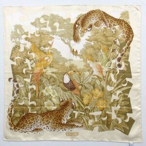 Authentic Salvatore Ferragamo Scarf silk [Used]